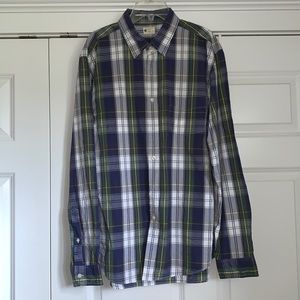 J. Crew Plaid Oxford Button Down